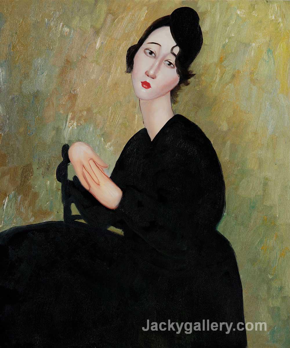 Portrait of Madame Hayden by Amedeo Modigliani paintings reproduction